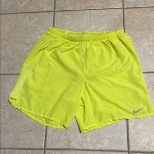 Nike Neon Yellow Athletic Shorts
